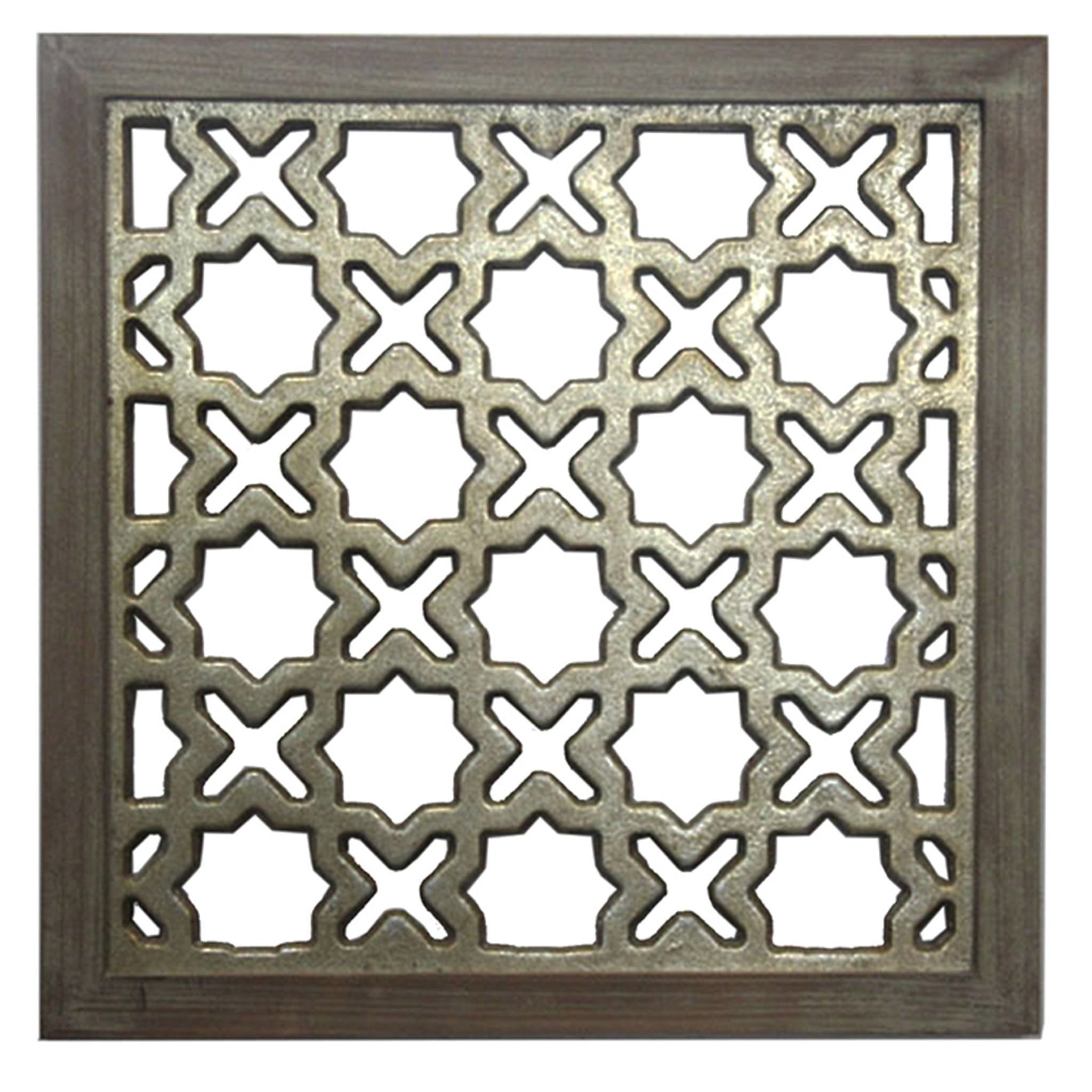 Quatrefoil Wall Panel, Gold Wall Decors| Sagebrook Home