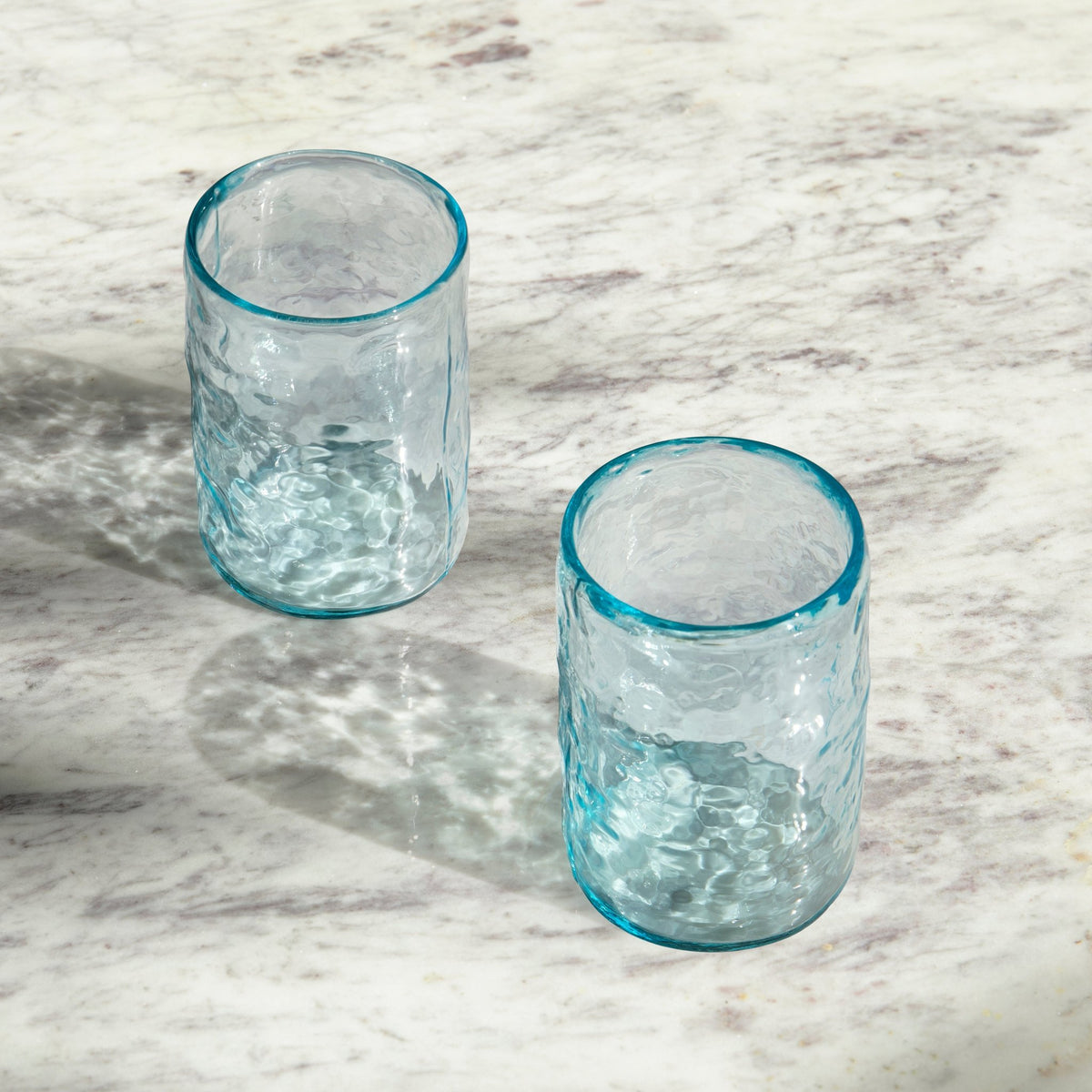 Quoise Glass Tumbler Set of 2 (Cylinderical) Bottles & Containers| Roots Furniture