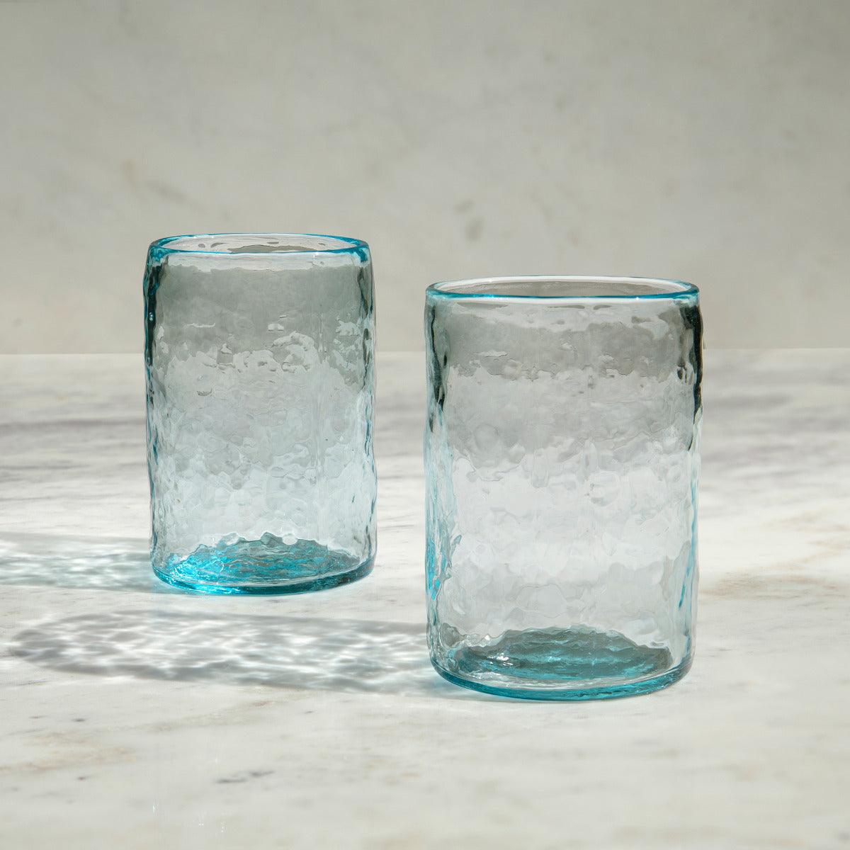 Quoise Glass Tumbler Set of 2 (Cylinderical) Bottles & Containers| Roots Furniture