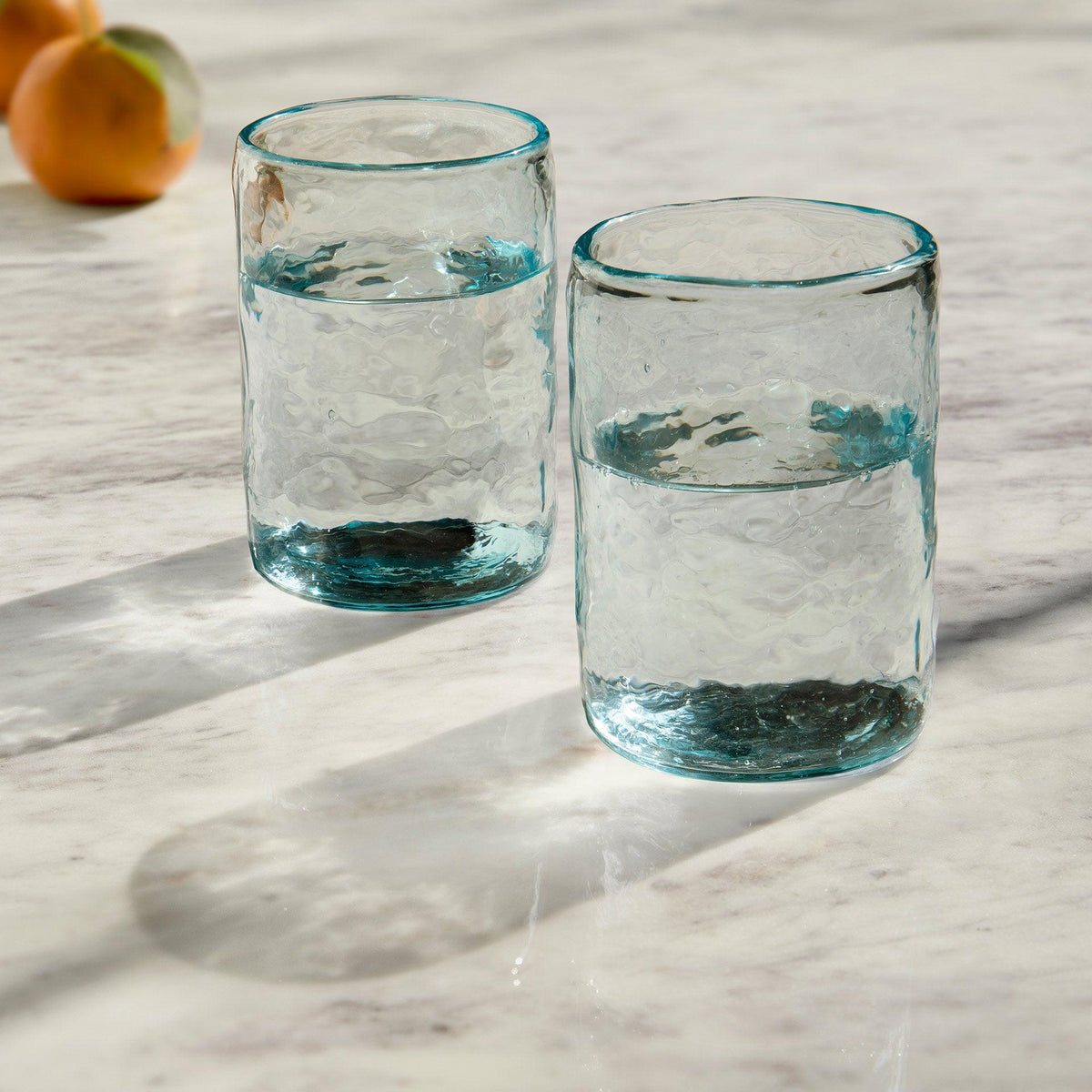 Quoise Glass Tumbler Set of 2 (Cylinderical) Bottles & Containers| Roots Furniture