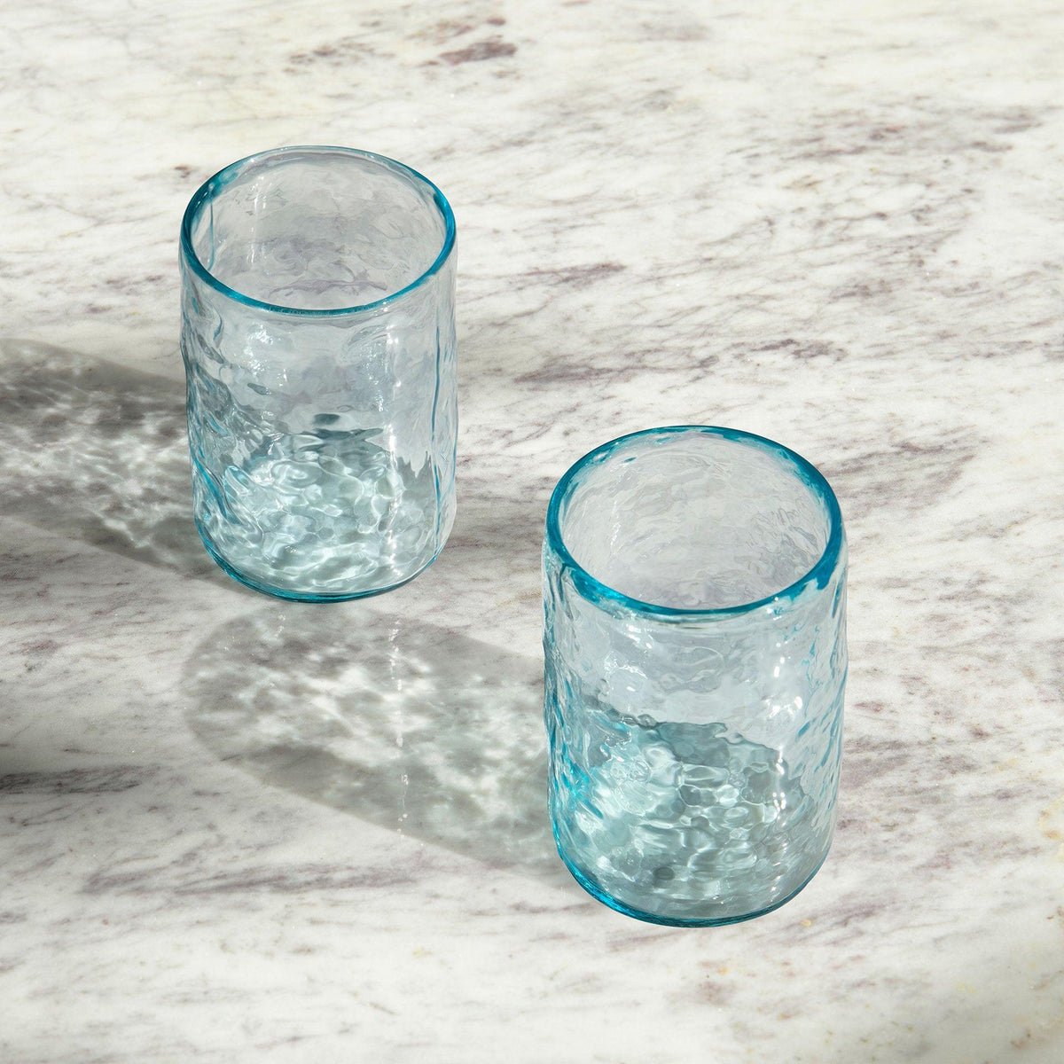 Quoise Glass Tumbler Set of 2 (Cylinderical) Bottles & Containers| Roots Furniture