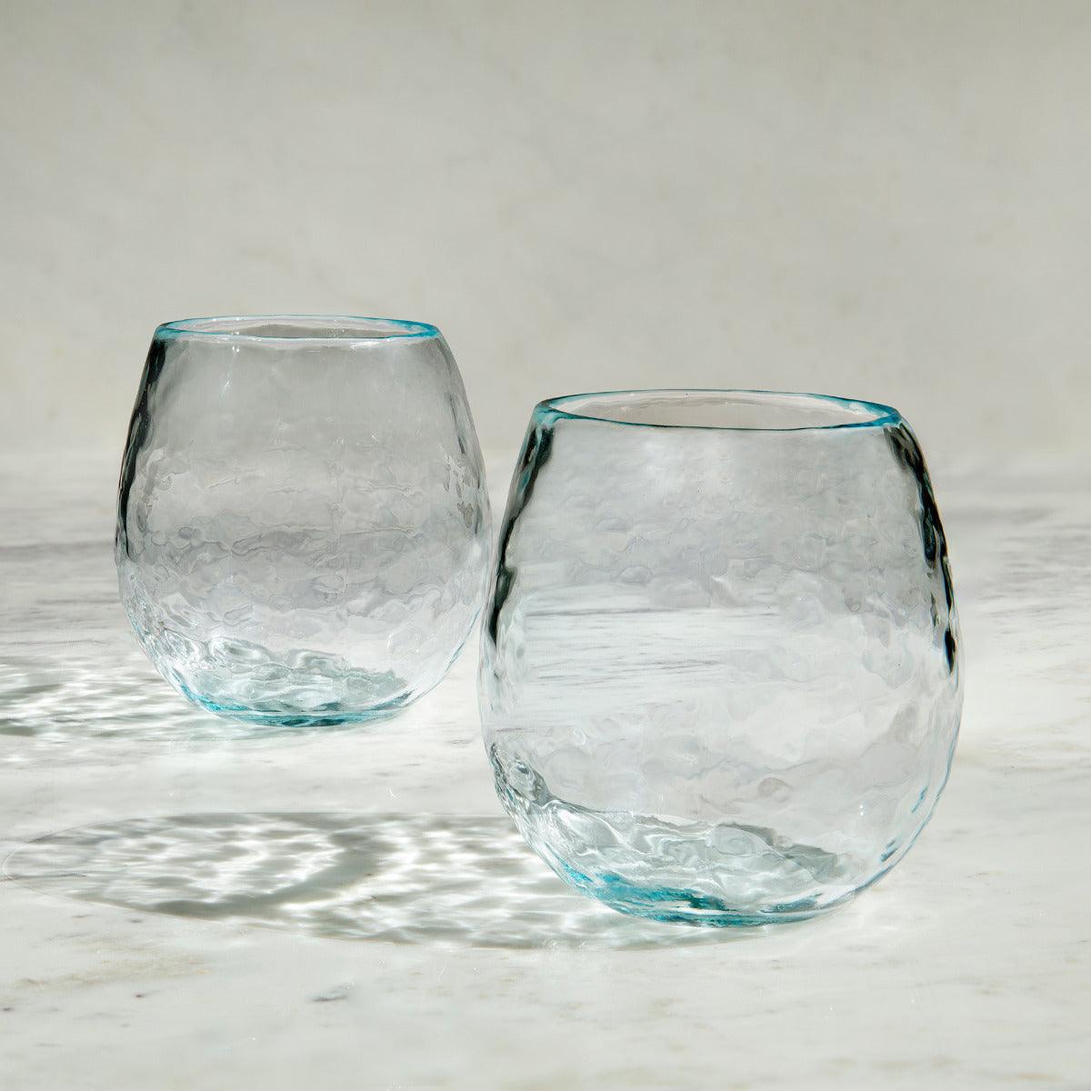 Quoise Glass Tumbler Set of 2 (Round) Bottles & Containers| Roots Furniture