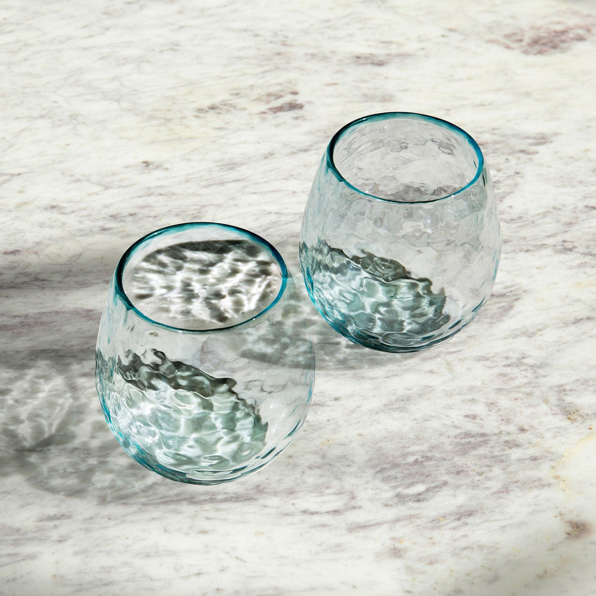 Quoise Glass Tumbler Set of 2 (Round) Bottles & Containers| Roots Furniture