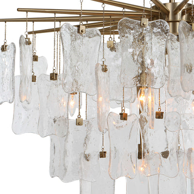 درع مزروع، ثريا 8 أضواء Seeded Shield, 8 Lt Chandelier