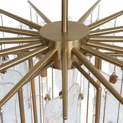 درع مزروع، ثريا 8 أضواء Seeded Shield, 8 Lt Chandelier