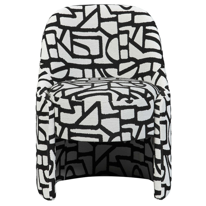 Cozy Capsule Dining Chair - Squiggle