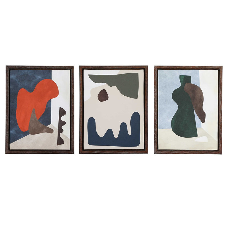 Oblique Orchestra Framed Canvases, S/3