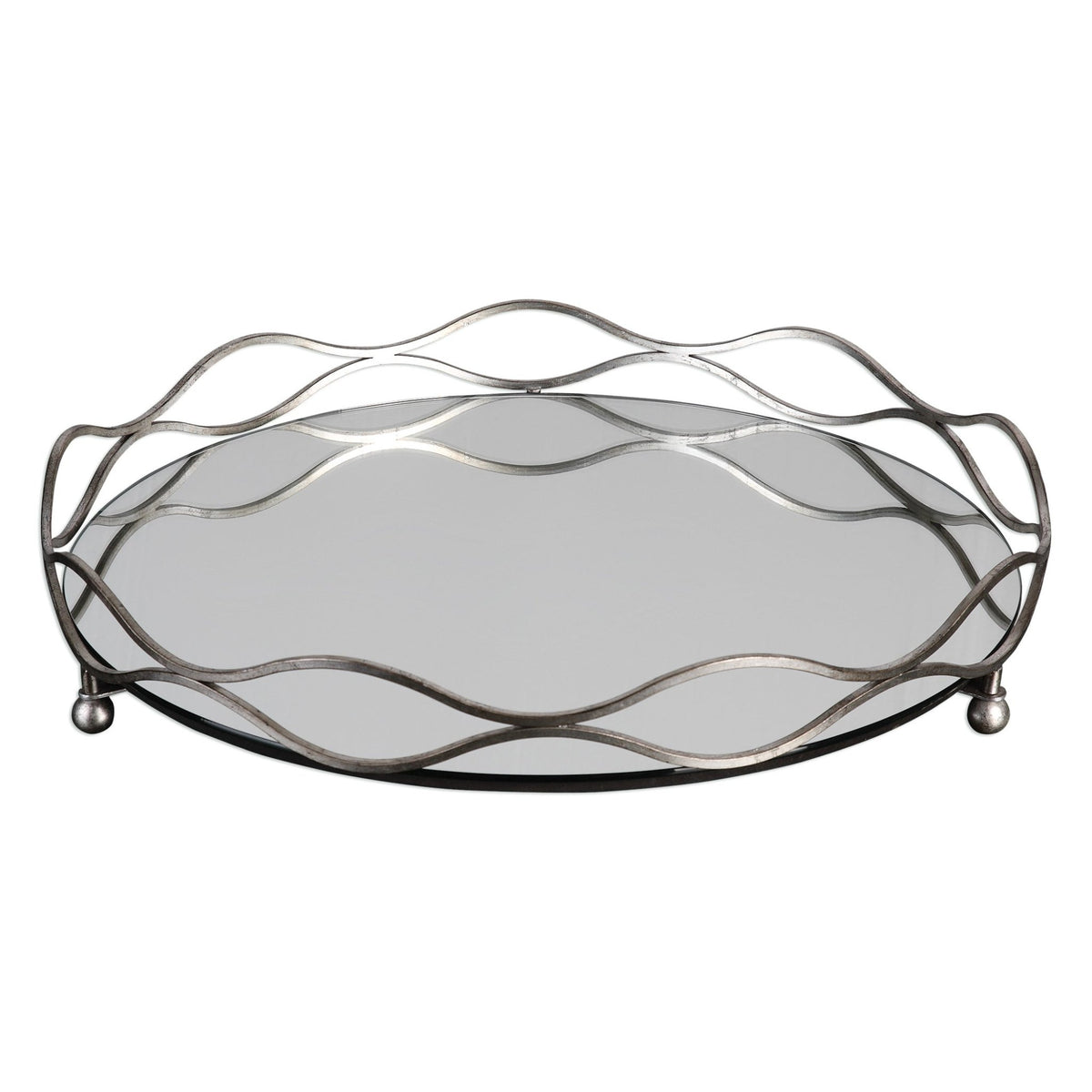 Rachele Mirrored Tray Tray| Uttermost