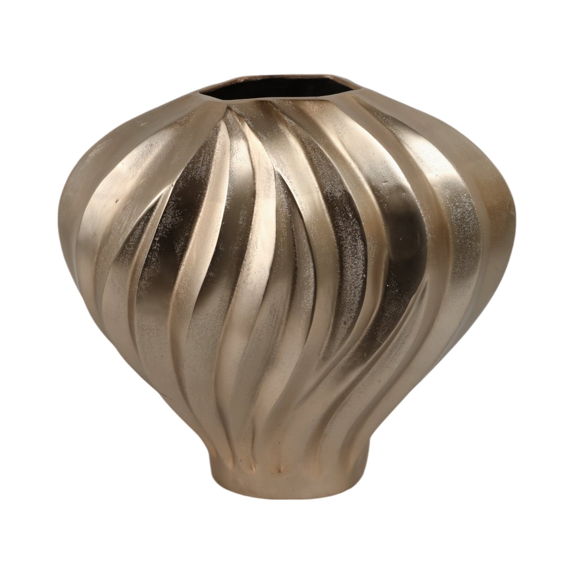 Racine Gold Vase Vases and Jars| Sagebrook Home