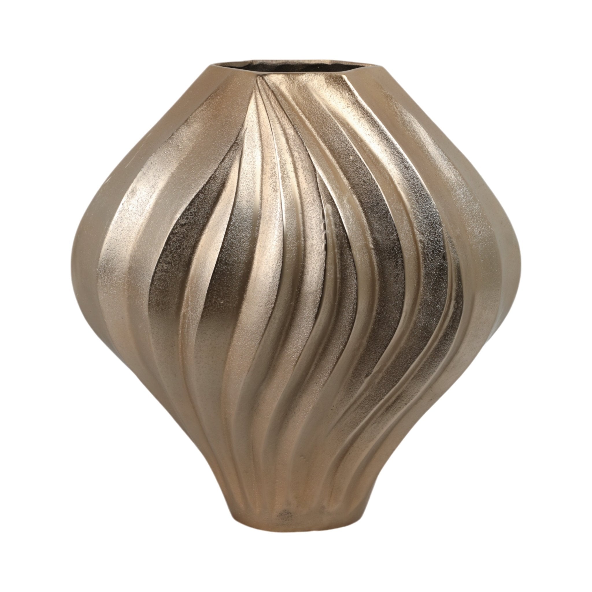 Racine Gold Vase Vases and Jars| Sagebrook Home