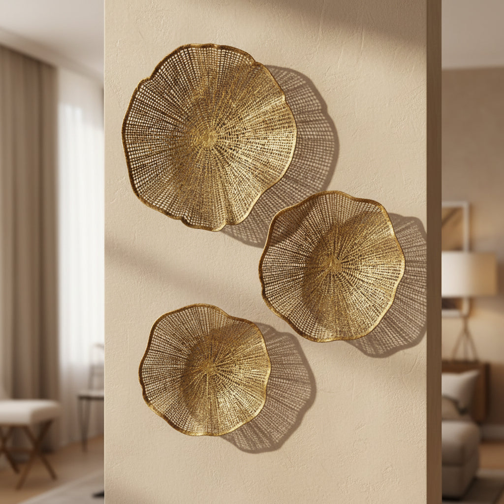 Radiance Metal Wall Decor S/3 Wall Decors| Uttermost