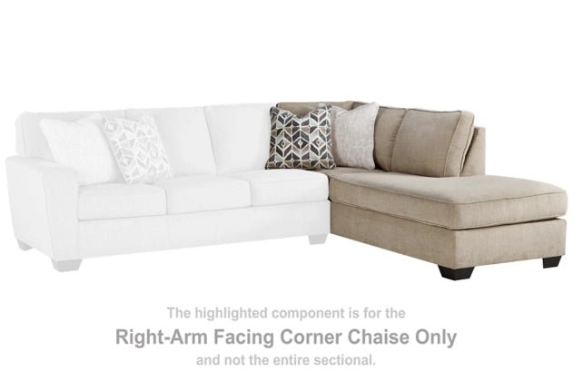 RAF Corner Chaise - Al Rugaib Furniture