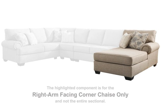 RAF CORNER CHAISE - Al Rugaib Furniture