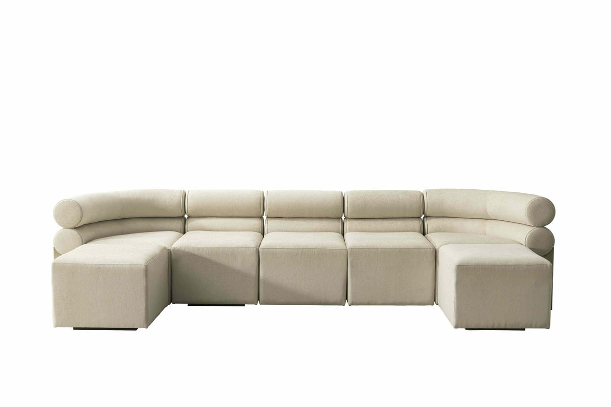 Raghad&Aseel Modular Armless Chair Sectionals| Roots Furniture