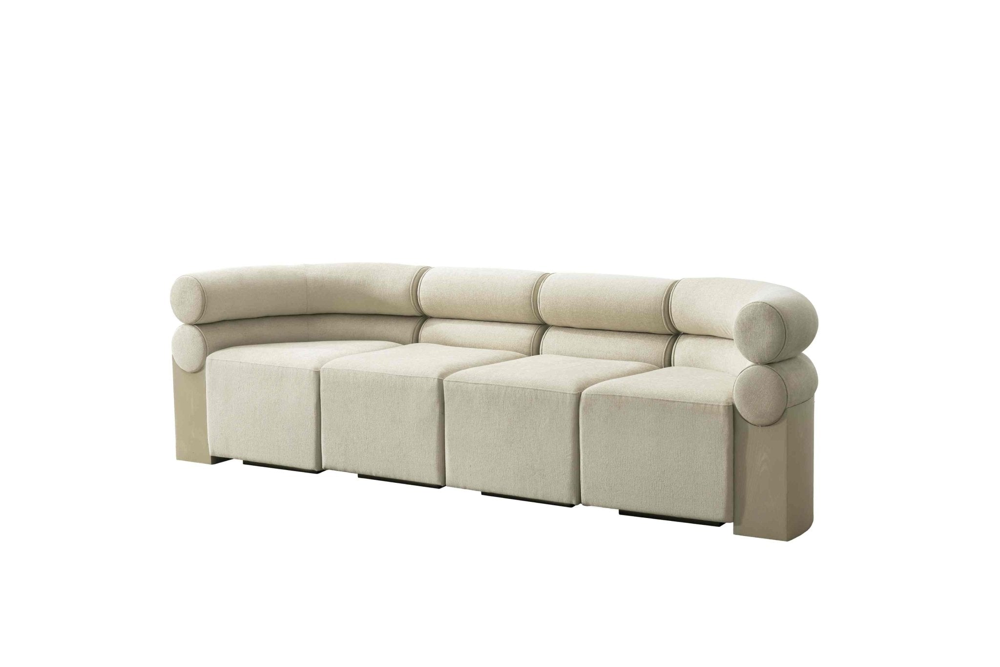 Raghad&Aseel Modular Armless Chair Sectionals| Roots Furniture