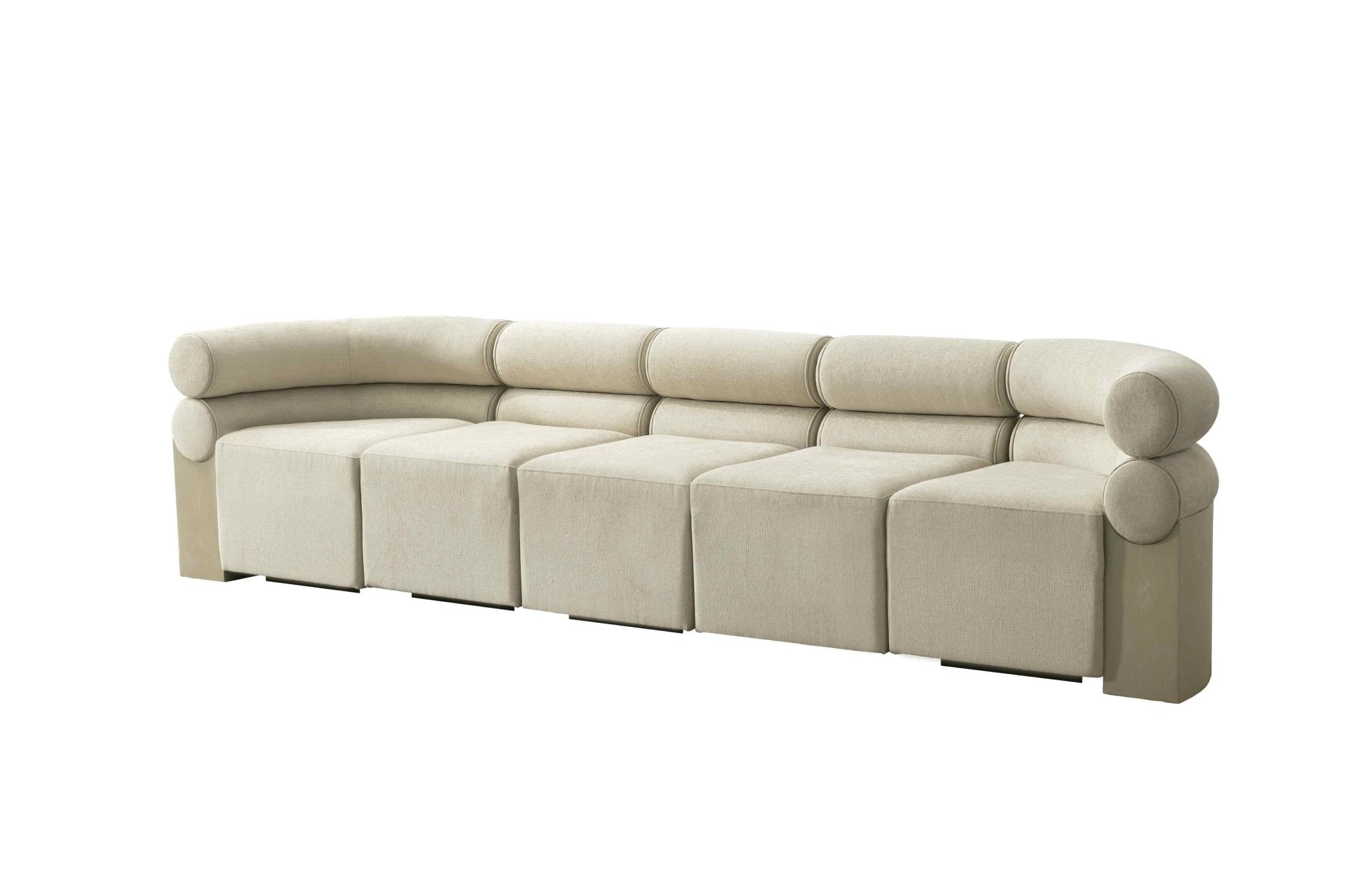 Raghad&Aseel Modular Armless Chair Sectionals| Roots Furniture