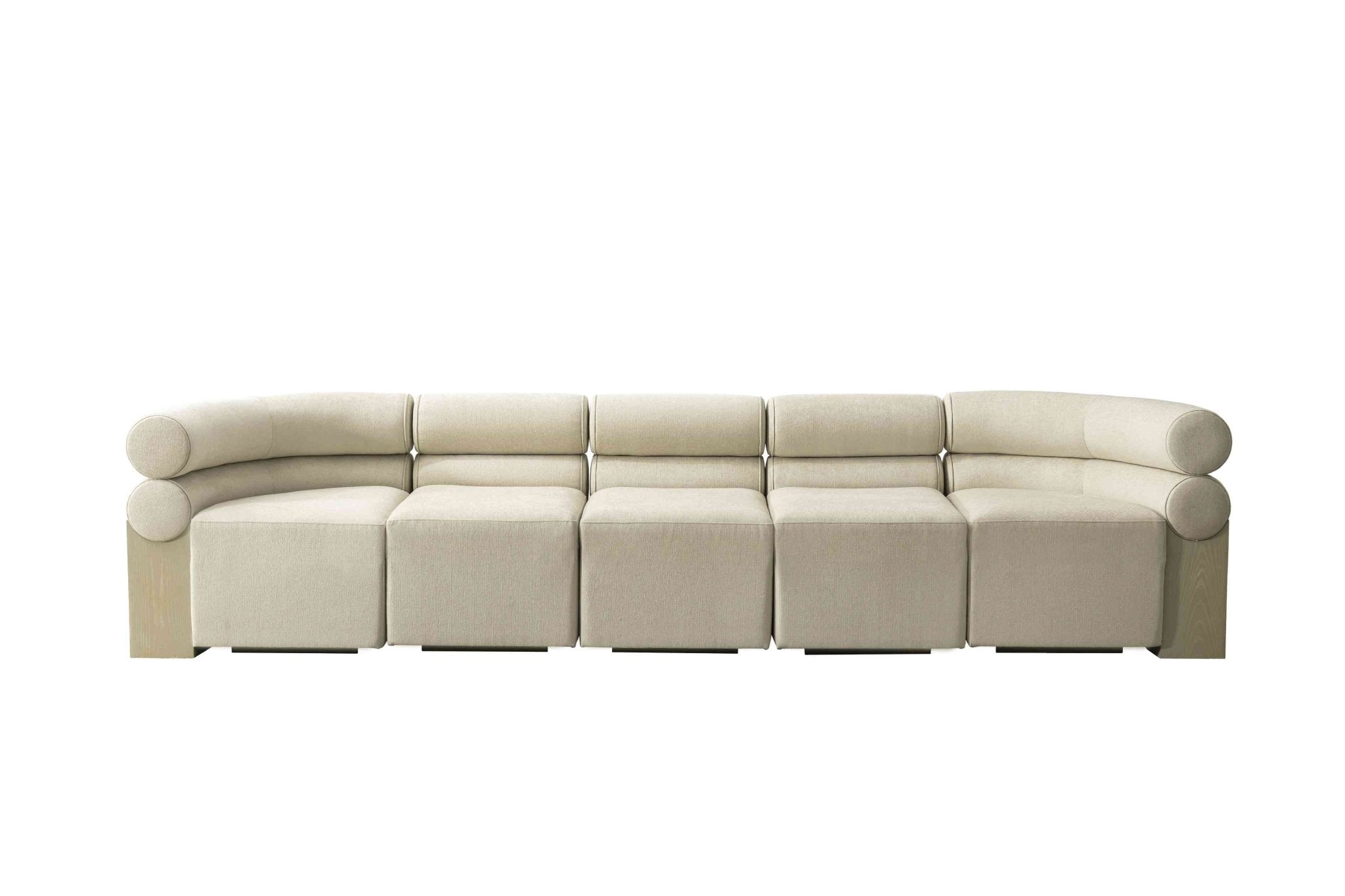 Raghad&Aseel Modular Armless Chair Sectionals| Roots Furniture