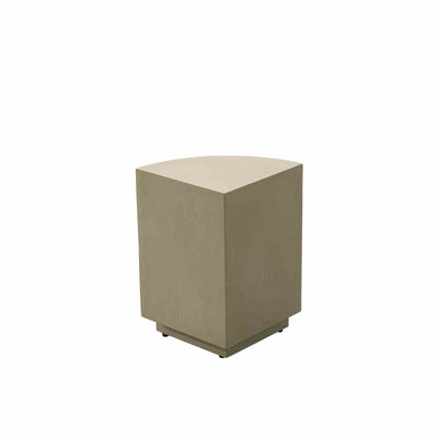 Raghad&Aseel Modular Wooden 1/4 Sector Ottoman - Al Rugaib Furniture