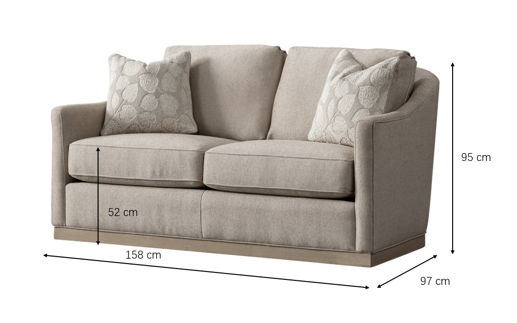Rahaf Light Beige Loveseat (158cm) Sofas & Loveseats| Roots Furniture