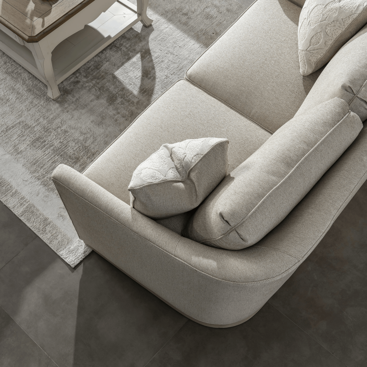 Rahaf Light Beige Loveseat (158cm) Sofas & Loveseats| Roots Furniture