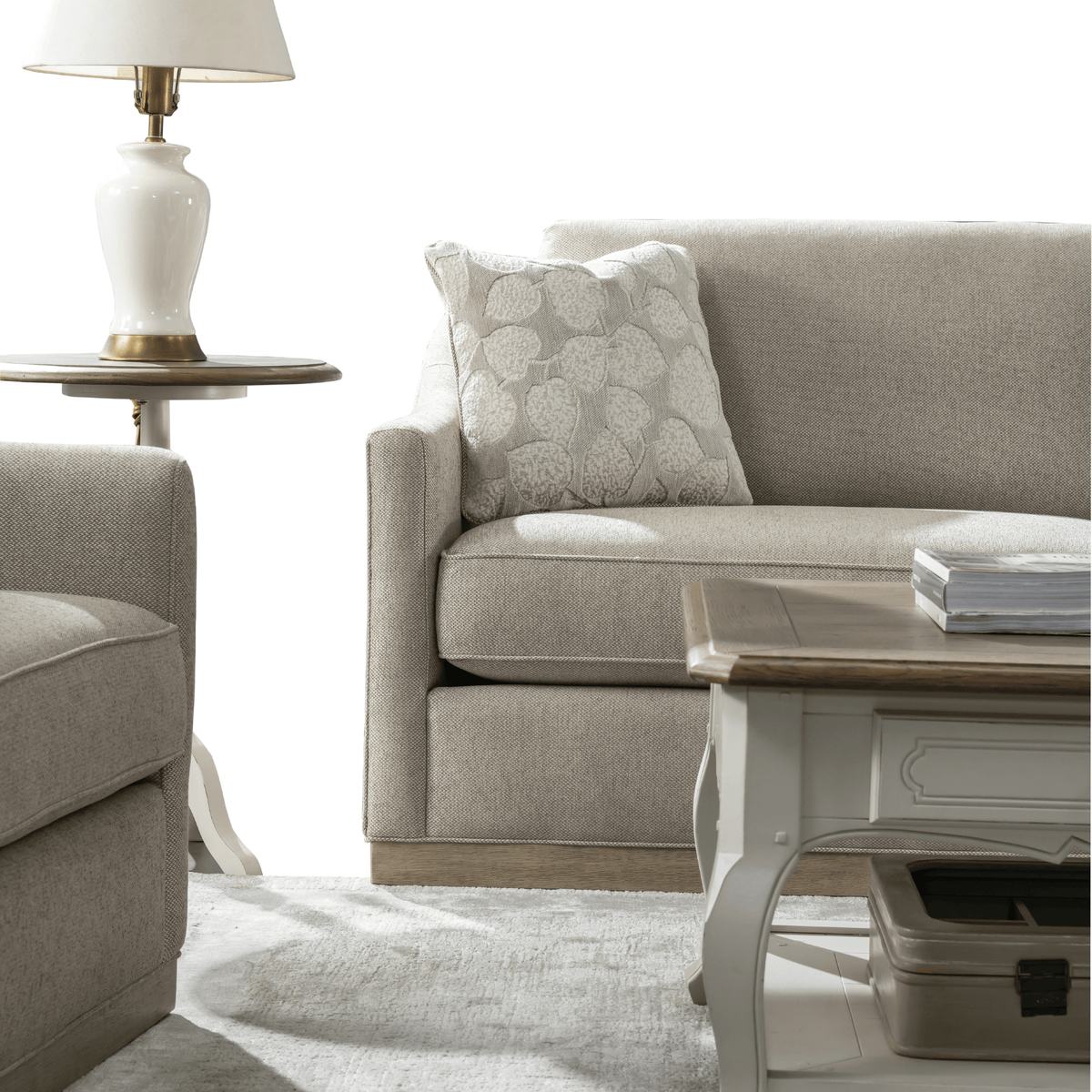 Rahaf Light Beige Sofa (218cm) Sofas & Loveseats| Roots Furniture