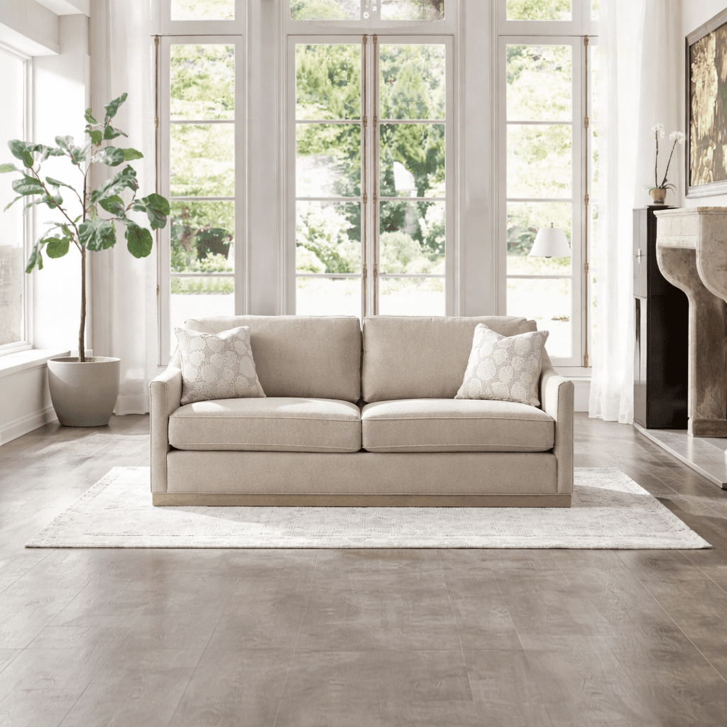 Rahaf Light Beige Sofa (218cm) Sofas & Loveseats| Roots Furniture