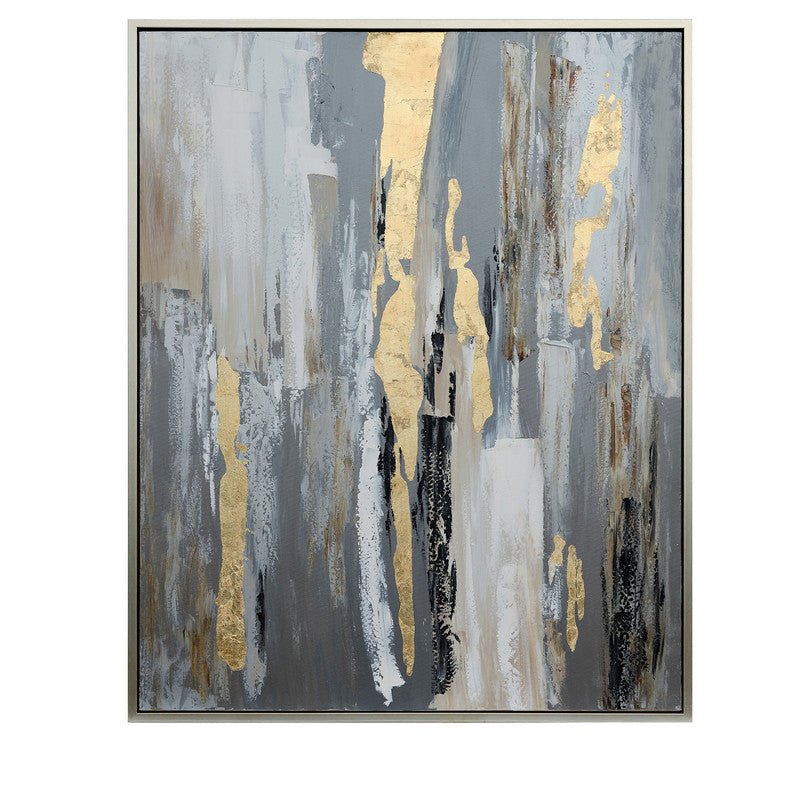 Rain Apricot Handmade Oil Painting Wall Art| Crestview