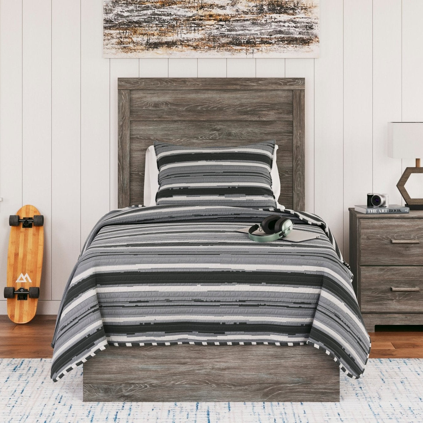 Ralinksi Twin Panel Bed Beds| Ashley Homestore