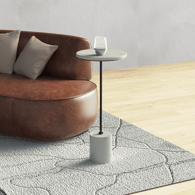 Raman MARBLE SIDE TABLE - Al Rugaib Furniture