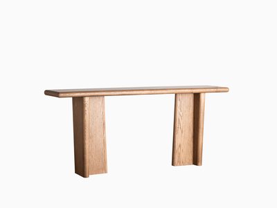 Randall Light Brown Console Table - Al Rugaib Furniture