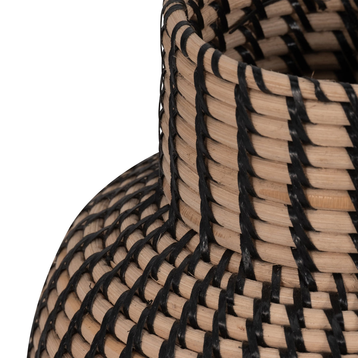 RATTAN, 13"H WOVEN VASE, MULTI Vases and Jars| Sagebrook Home