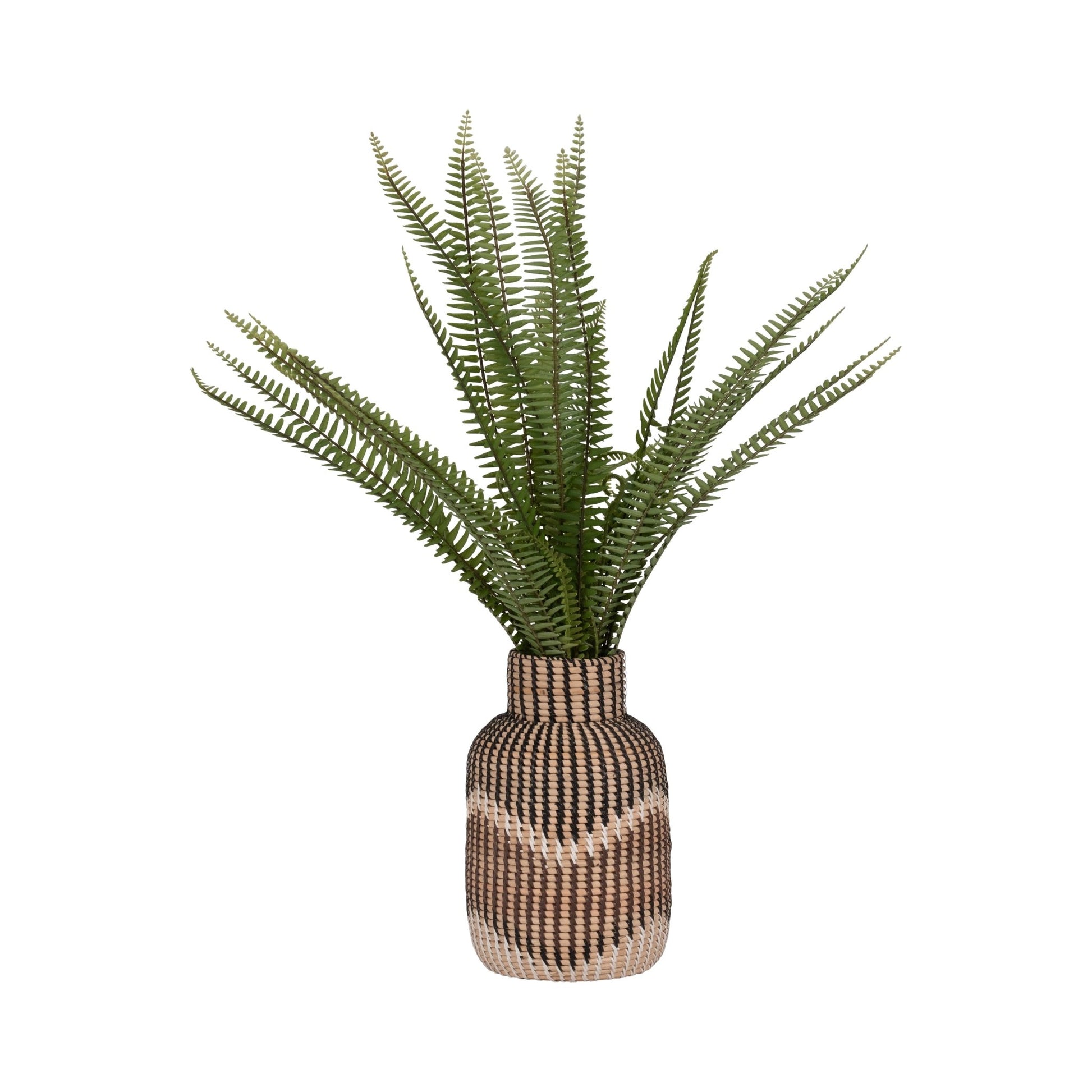 RATTAN, 13"H WOVEN VASE, MULTI Vases and Jars| Sagebrook Home
