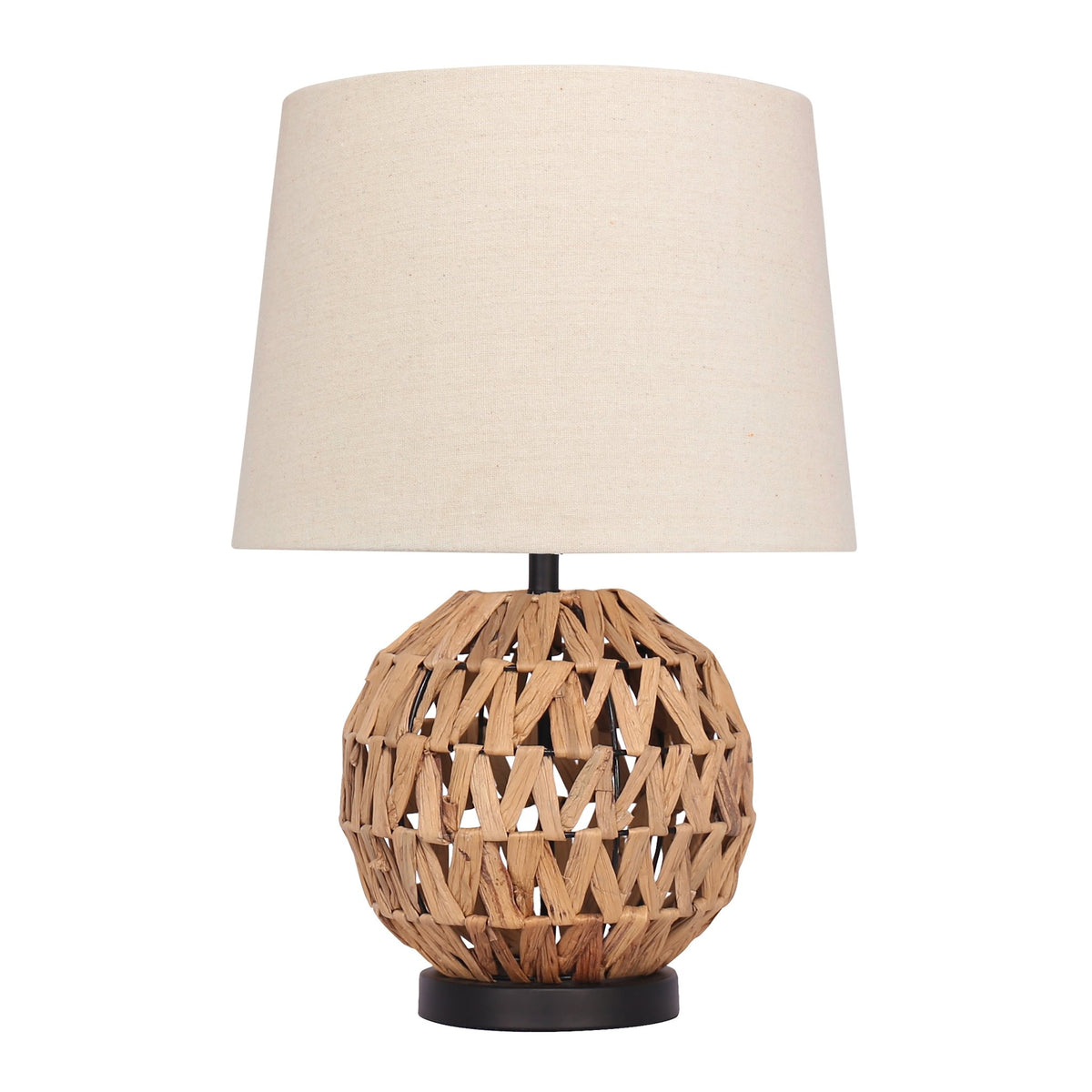 RATTAN 25" PUMPKIN TABLE LAMP Table Lamps| Sagebrook Home