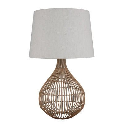 RATTAN TABLE LAMP - Al Rugaib Furniture