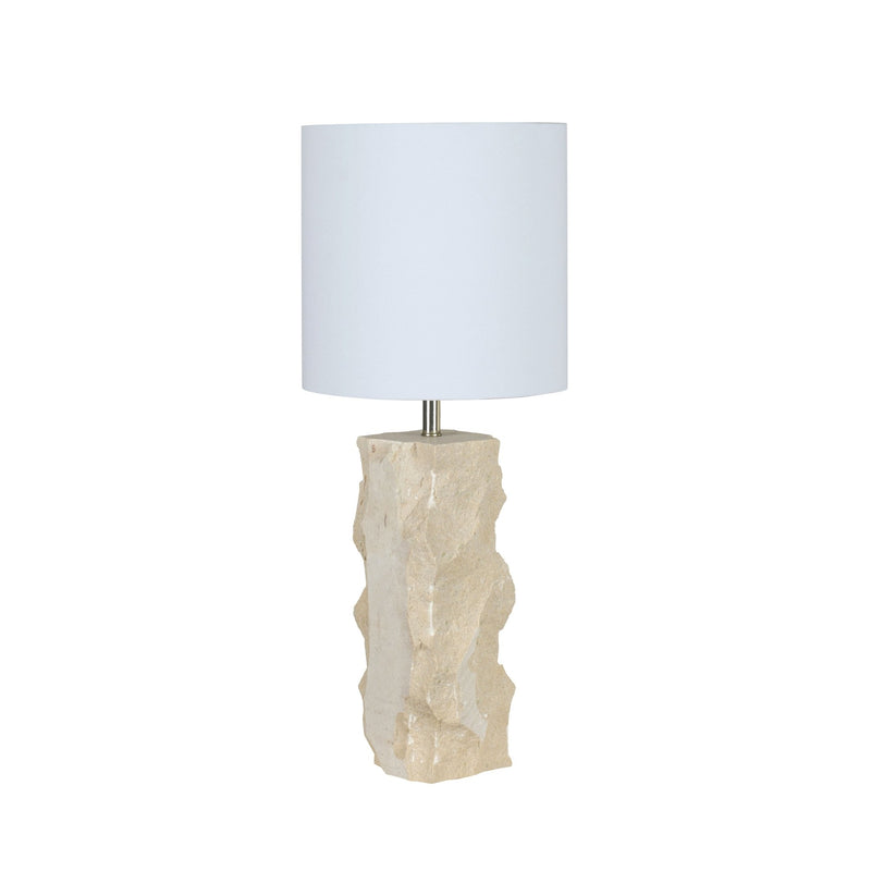 Raw Stone Table Lamp - Al Rugaib Furniture