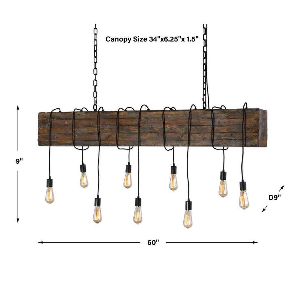 Reading Station, 9 Lt. Pendant chandeliers| Uttermost