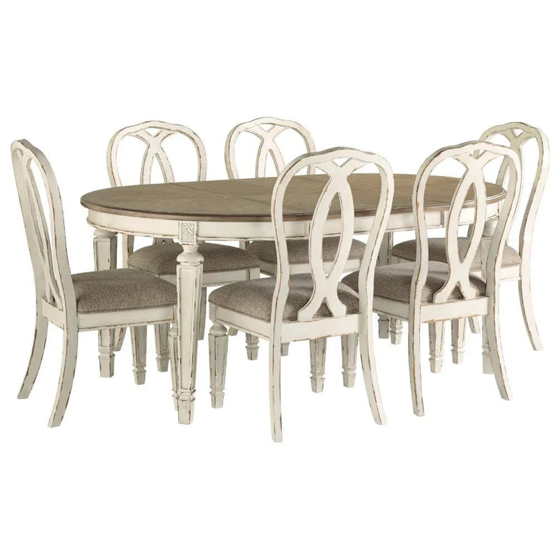 Realyn Dining Table and 6 Chairs Set - Al Rugaib Furniture