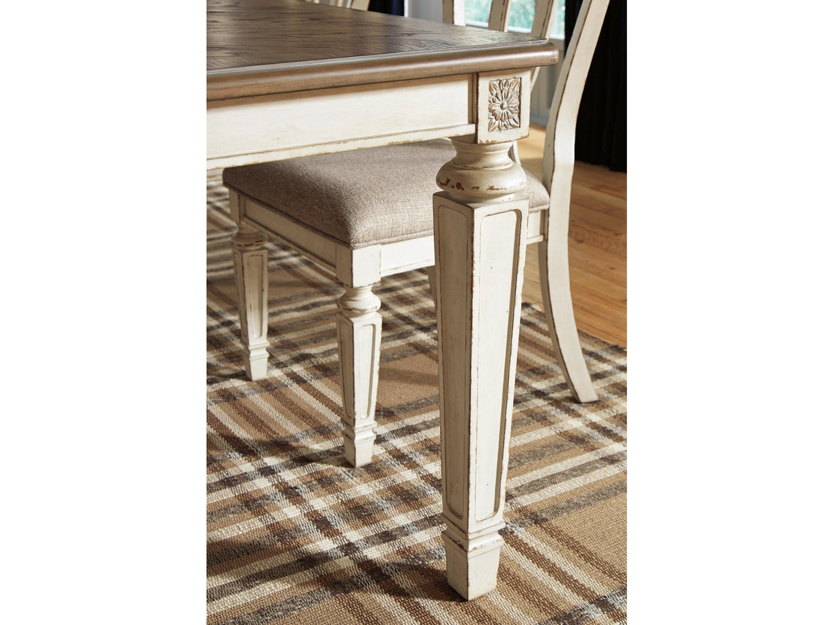 Realyn Dining Table and 8 Chairs Set Dining Room Sets| Ashley Homestore