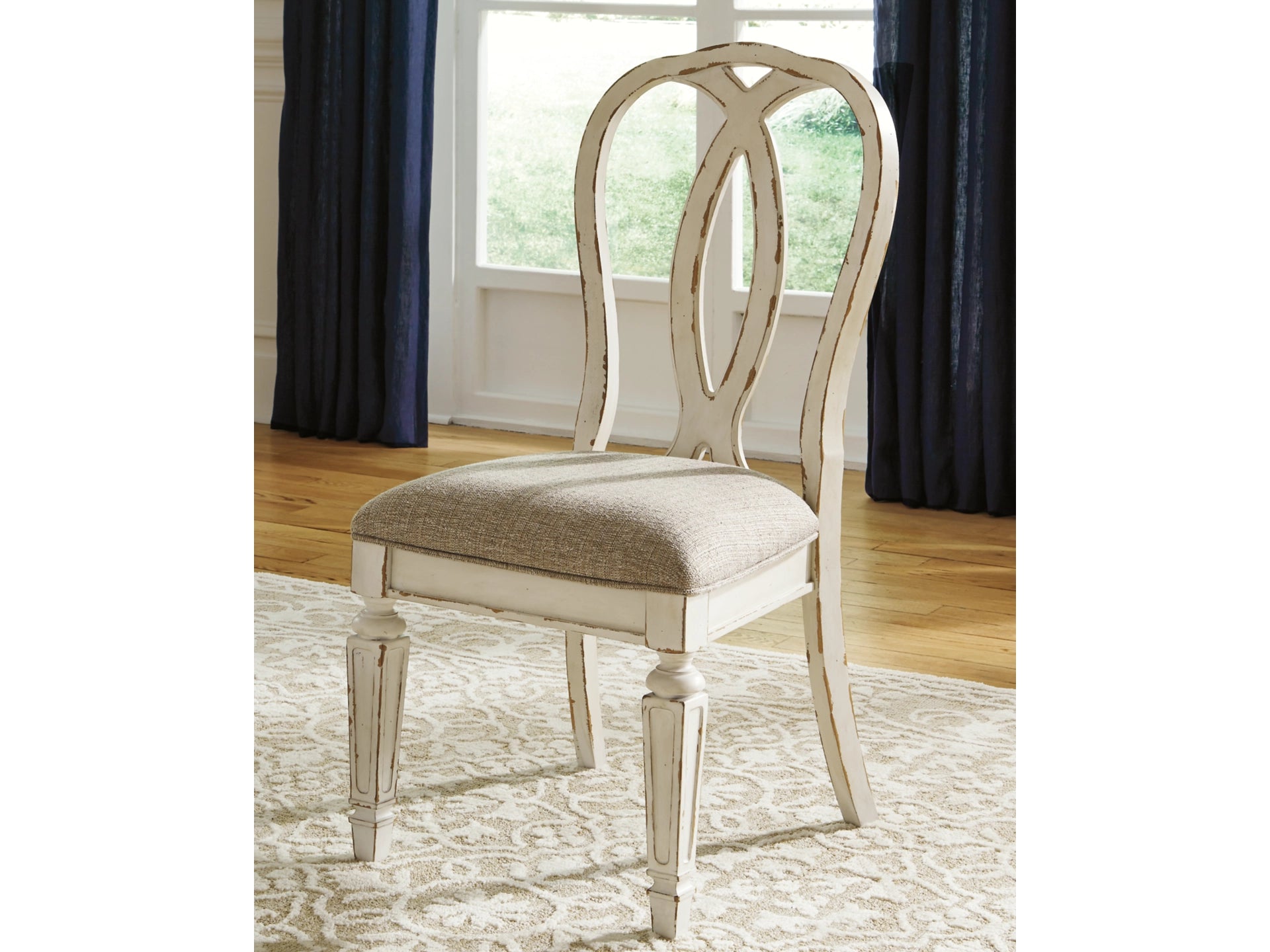 Realyn Dining Table and 8 Chairs Set Dining Room Sets| Ashley Homestore