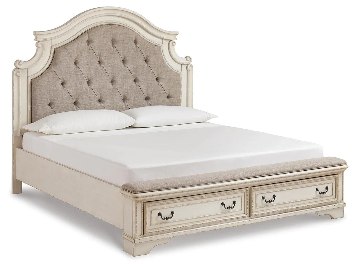 Realyn King Upholstered Bed With Storage Beds| Ashley Homestore