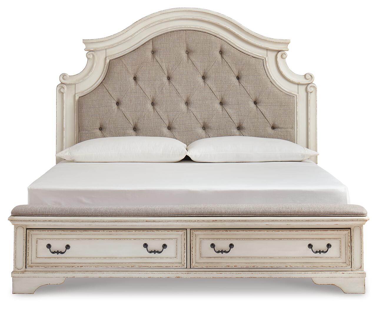 Realyn King Upholstered Bed With Storage Beds| Ashley Homestore