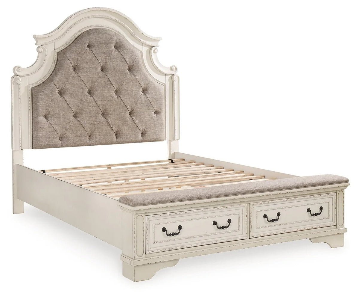 Realyn Queen Upholstered Bed With Storage Beds| Ashley Homestore
