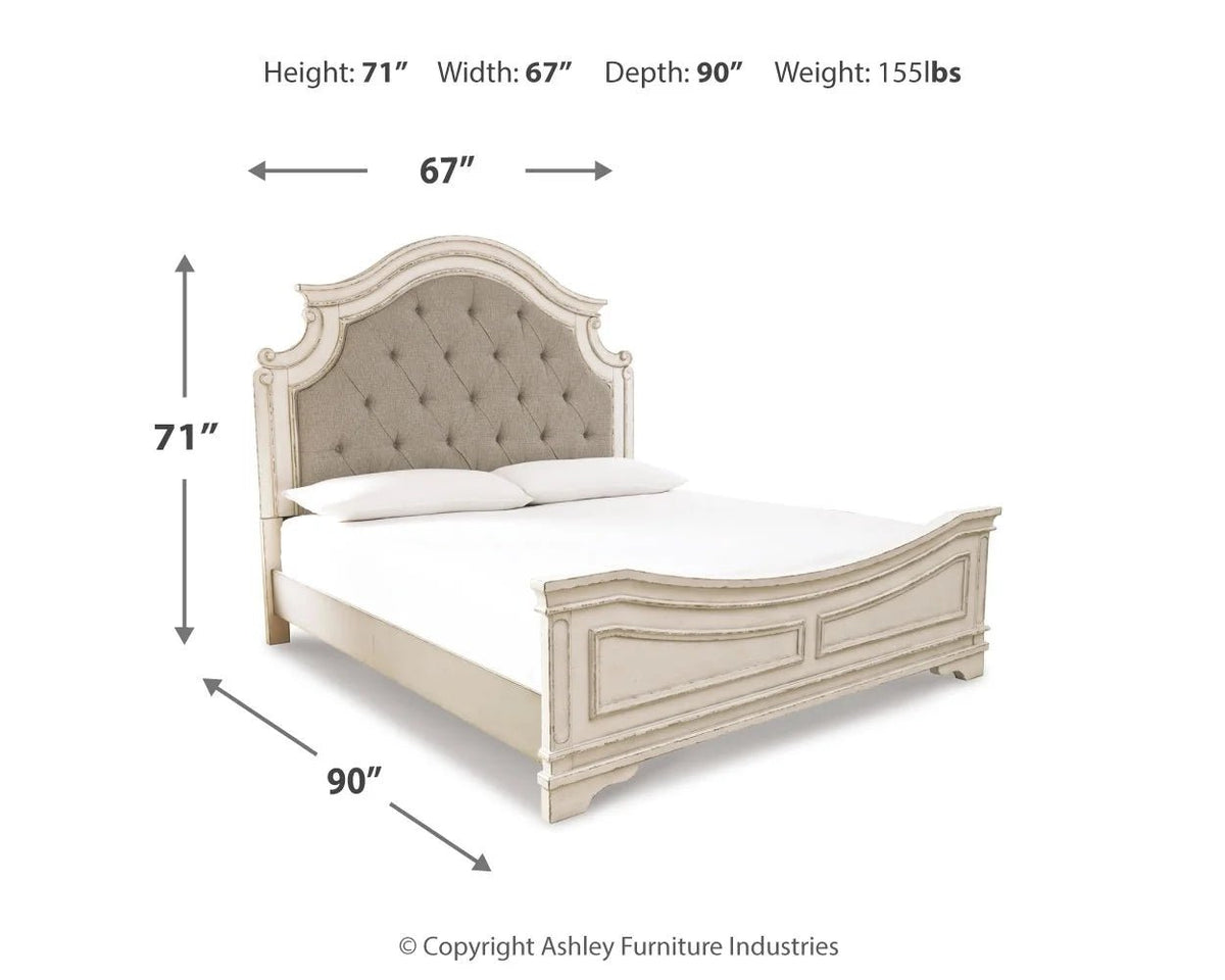 Realyn Queen Upholstered Panel Bed Beds| Ashley Homestore