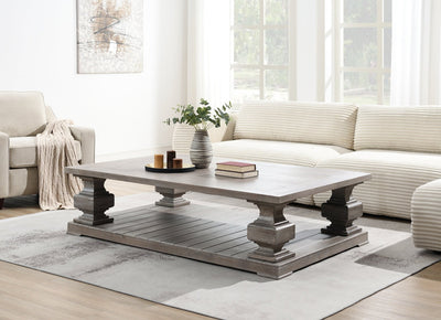 Reclaimed Fir Wood Coffee Table - Al Rugaib Furniture