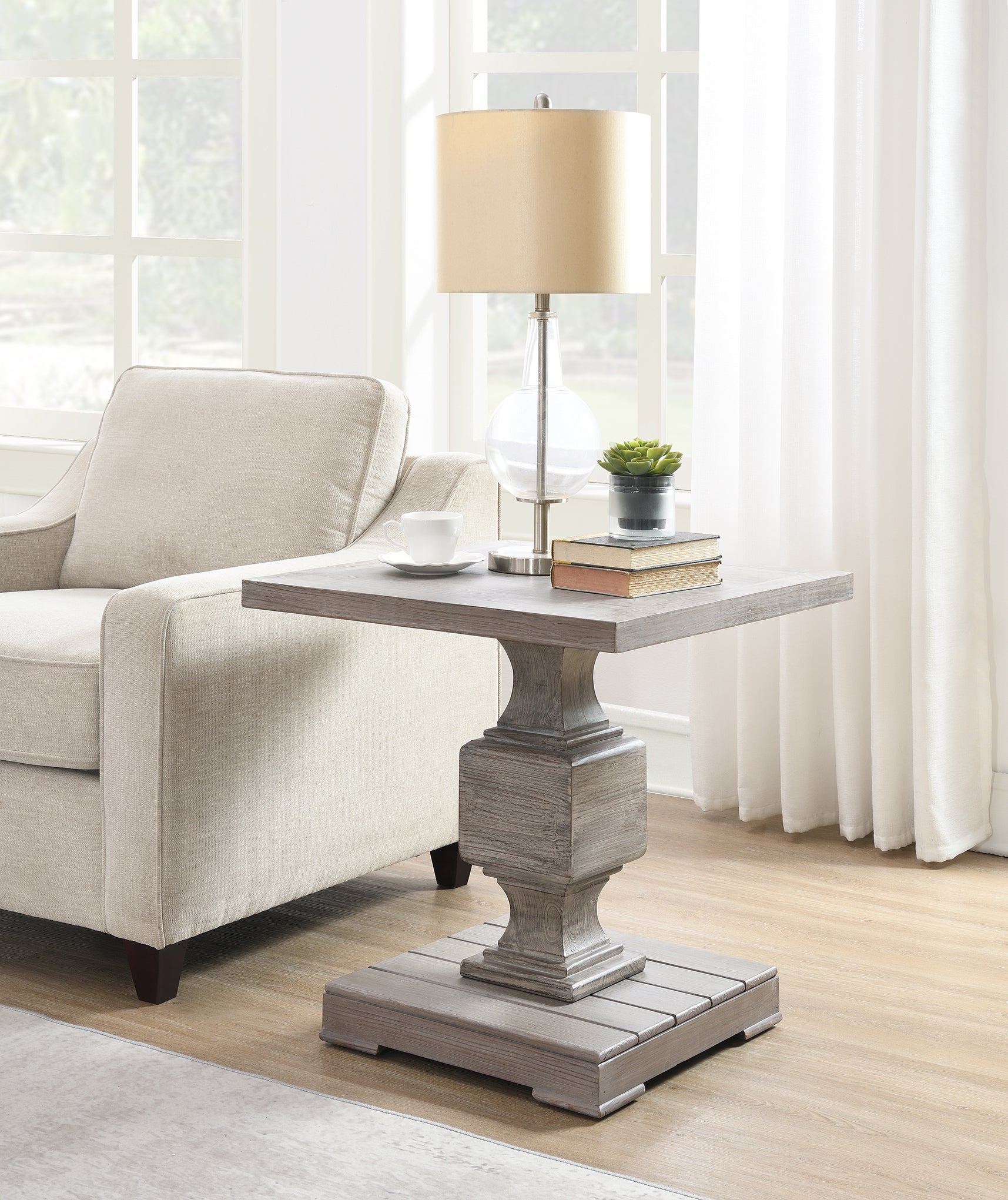 Reclaimed Fir Wood Side Table Accent & End Tables| Roots Furniture
