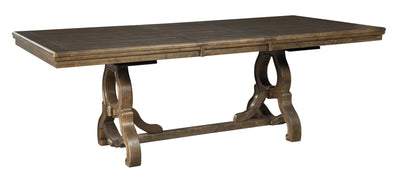RECT DINING ROOM EXT TABLE - Al Rugaib Furniture