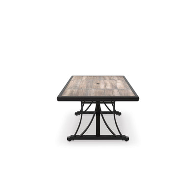 RECT Dining Table w/UMB OPT - Al Rugaib Furniture
