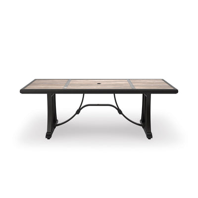 RECT Dining Table w/UMB OPT - Al Rugaib Furniture