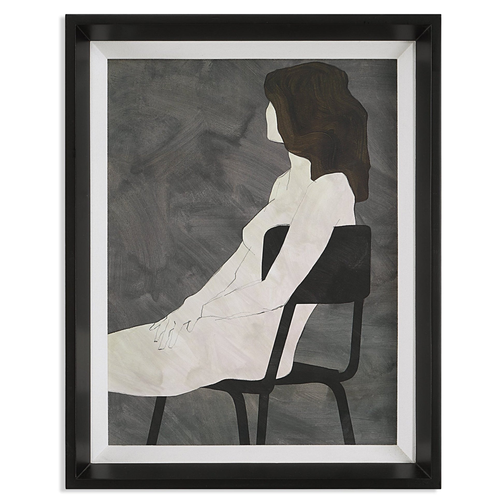 Recumbent Woman Framed Print Table Decors| Uttermost