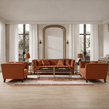 Rosy Tuft Living Room Set